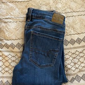 American Eagle Blue Skinny Jeans